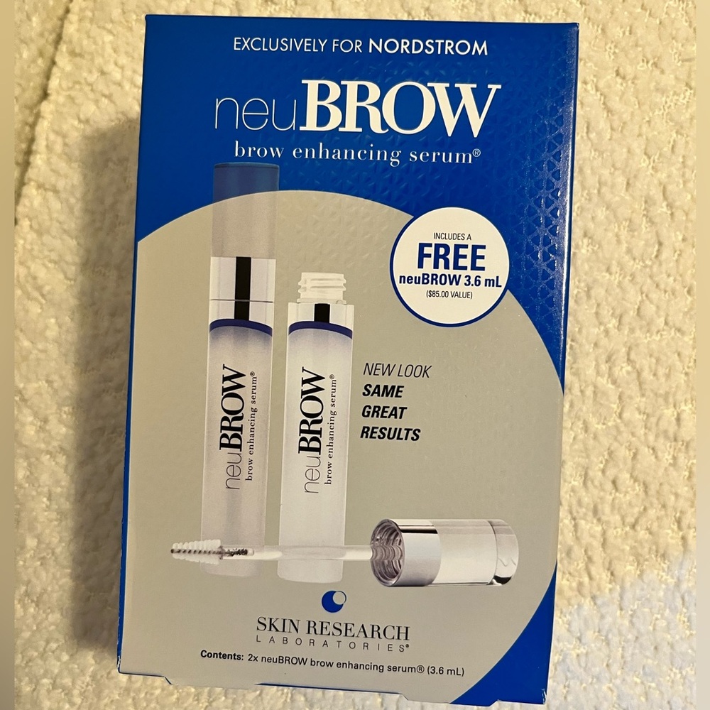 UNOPENED - 2x neuBROW from Skin Research Labs - Nordstrom Exclusive packaging